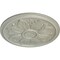 Ekena Millwork Kaya Ceiling Medallion (Fits Canopies up to 5 1/4"), Hand-Painted Flash Copper, 23 5/8"OD x 1 1/2"P CM23KAFCS - alternate 2